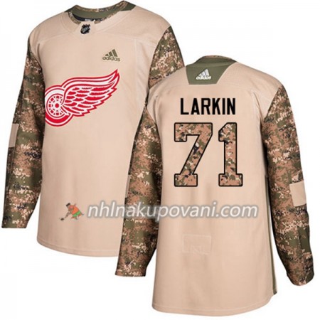 Detroit Red Wings Dresy Dylan Larkin 71 Adidas 2017-2018 Camo Veterans Day Practice Authentic - Pánské Detroit Red Wings Dresy Dylan Larkin 71 Adidas 2017-2018 Camo Veterans Day Practice Authentic - Pánské